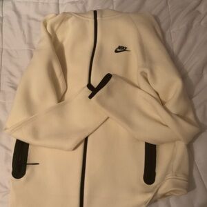 Nike Beige Jacket with Black Trim